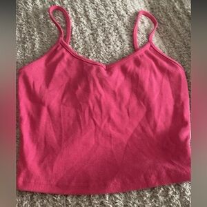 Hot Pink Cropped Tank